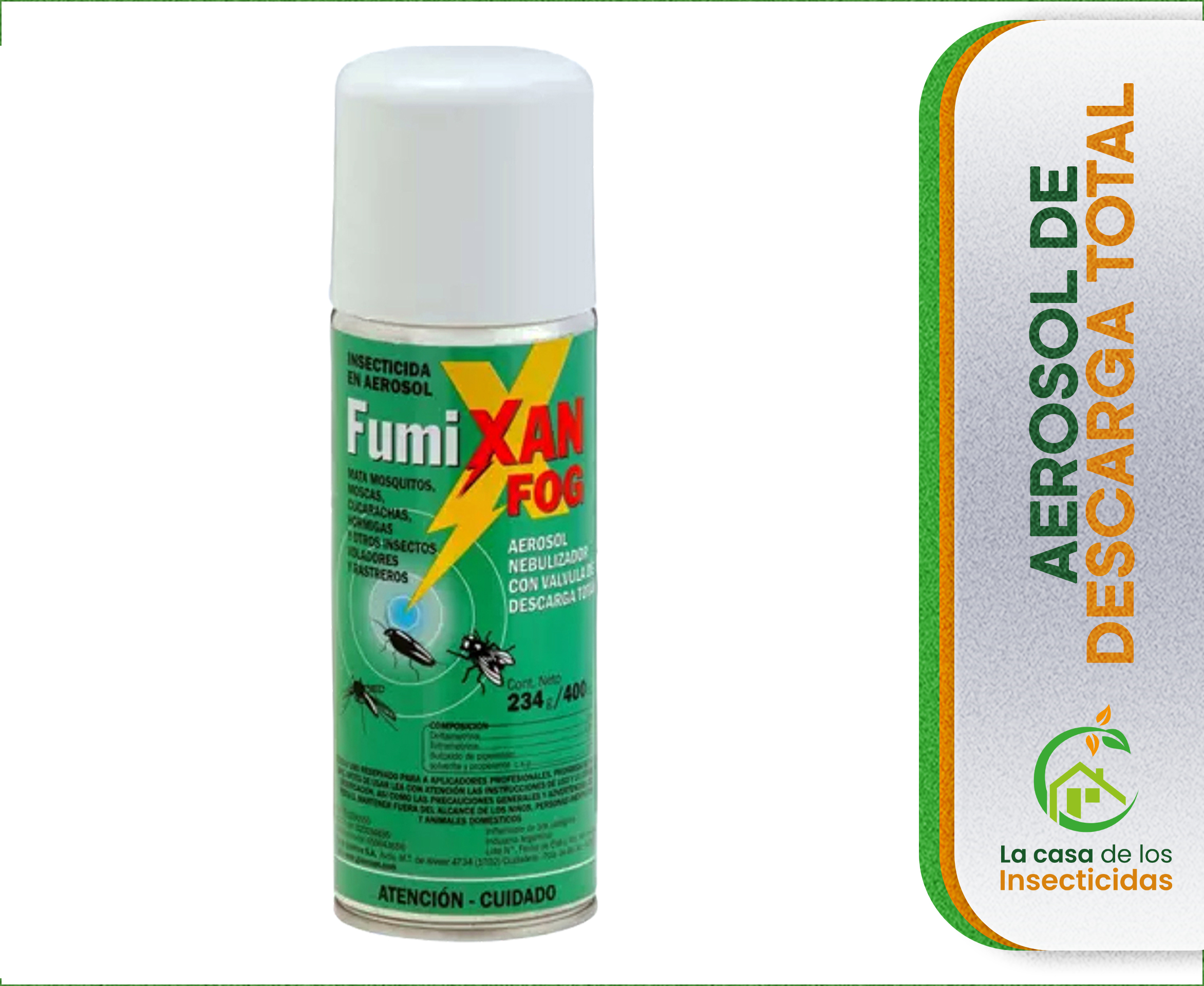 Fumixan Fog Aerosol descarga total para control de plagas